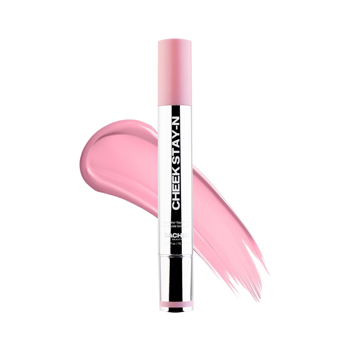 Sacheu Cheek STAY-N Liquid Blush for Cheeks — High Pigment, Buildable, Lightweight Cream Blush for Dewy & Radiant Flushed Cheeks — Long-lasting & Cruelty Free, I'm Flirty