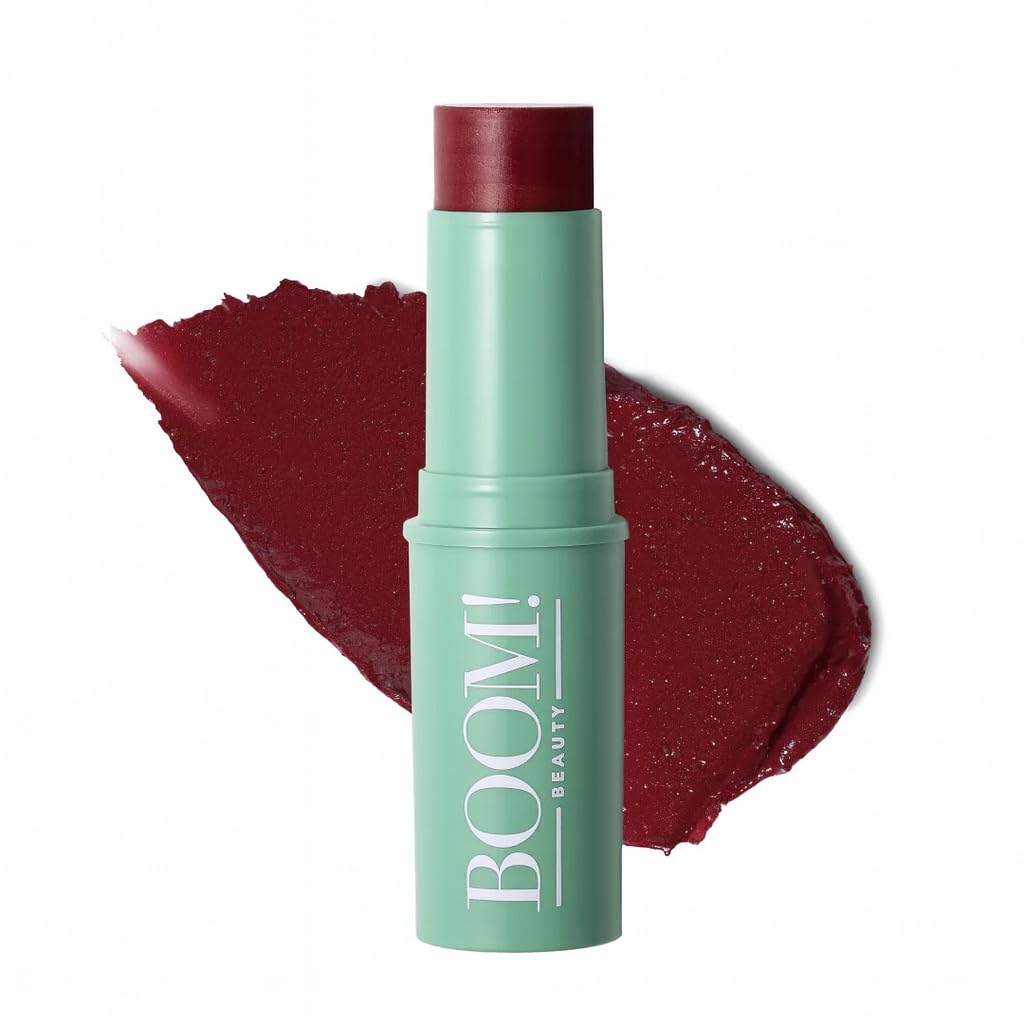 Boomstick Rose Nude ® All-in-One Cream Blush for Cheeks, Eyes & Lips, Long-Wearing, Blendable Makeup Blush Stick for Mature Skin, Cruelty-Free Lip Cheek Tint with Skincare Benefits