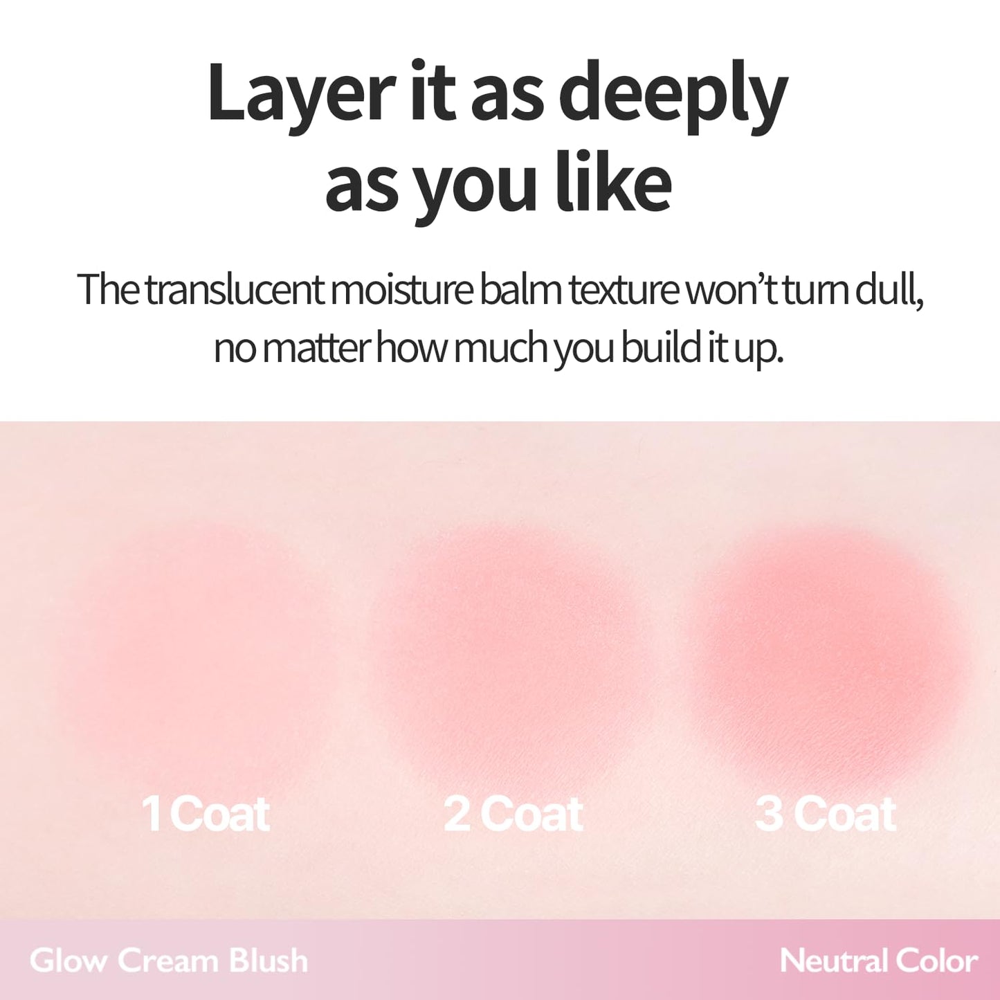 VIDIVICI Petal Glow Cream Blush, Multi-Shade Cream Blusher for Natural Radiant Cheeks, K-Beauty Long-Lasting Hydrating Color - 6g, 0.21oz (PEONY MILK)