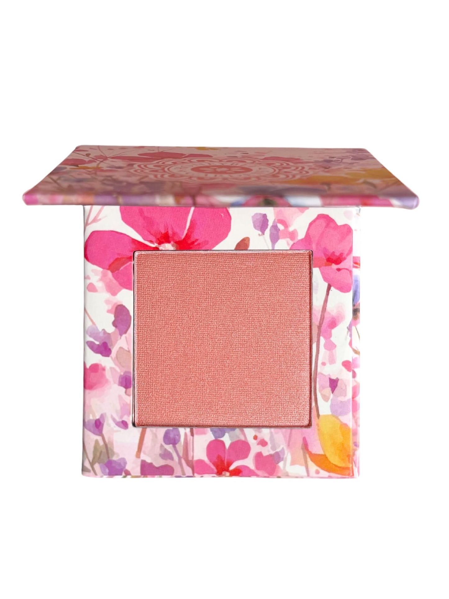Honeybee Gardens Wildflower Blooming Blush, Vegan Pressed Powder, Natural Botanical Formula, 0.14oz (Poppy)