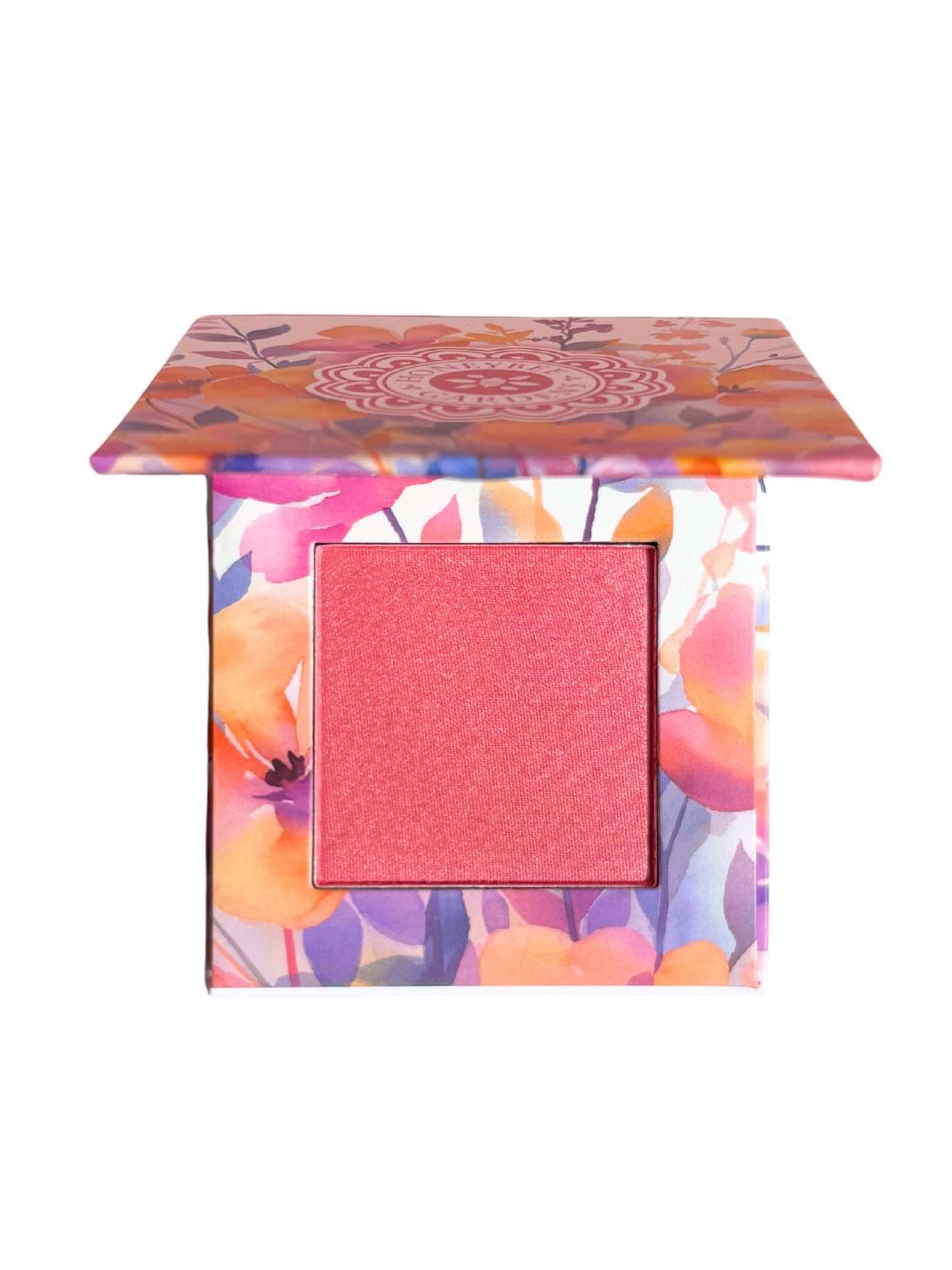 Honeybee Gardens Wildflower Blooming Blush, Vegan Pressed Powder, Natural Botanical Formula, 0.14oz (Poppy)