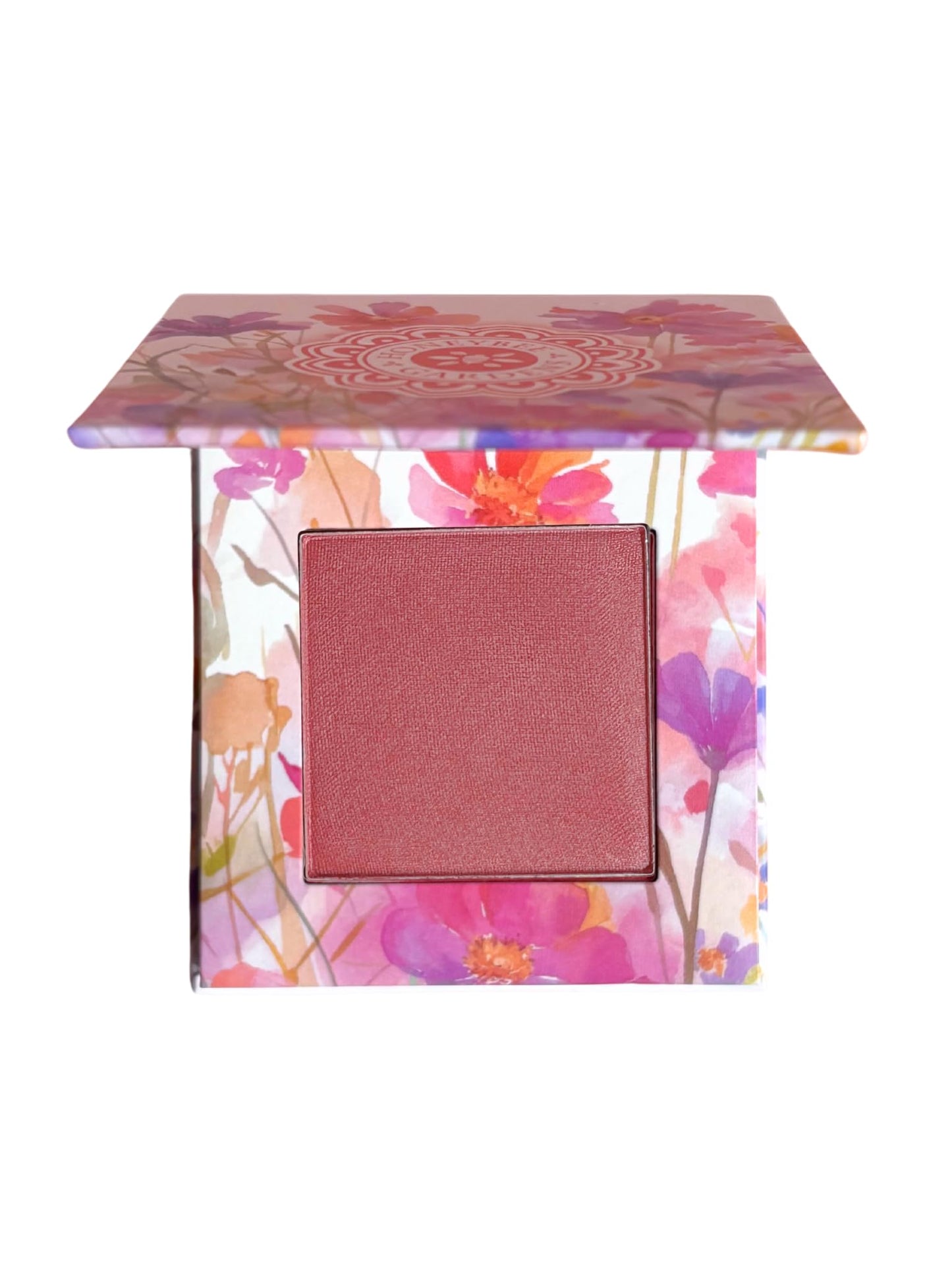 Honeybee Gardens Wildflower Blooming Blush, Vegan Pressed Powder, Natural Botanical Formula, 0.14oz (Poppy)