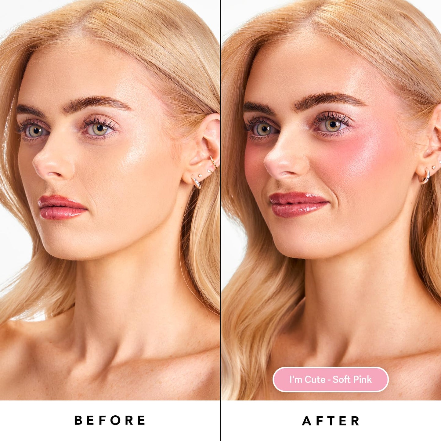 Sacheu Cheek STAY-N Liquid Blush for Cheeks — High Pigment, Buildable, Lightweight Cream Blush for Dewy & Radiant Flushed Cheeks — Long-lasting & Cruelty Free, I'm Flirty